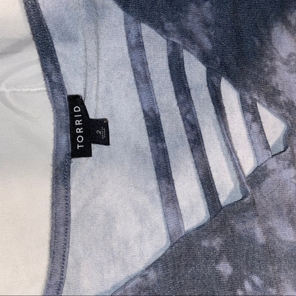 Blue Tye Dye Longsleeve Top - Picture 2 of 2